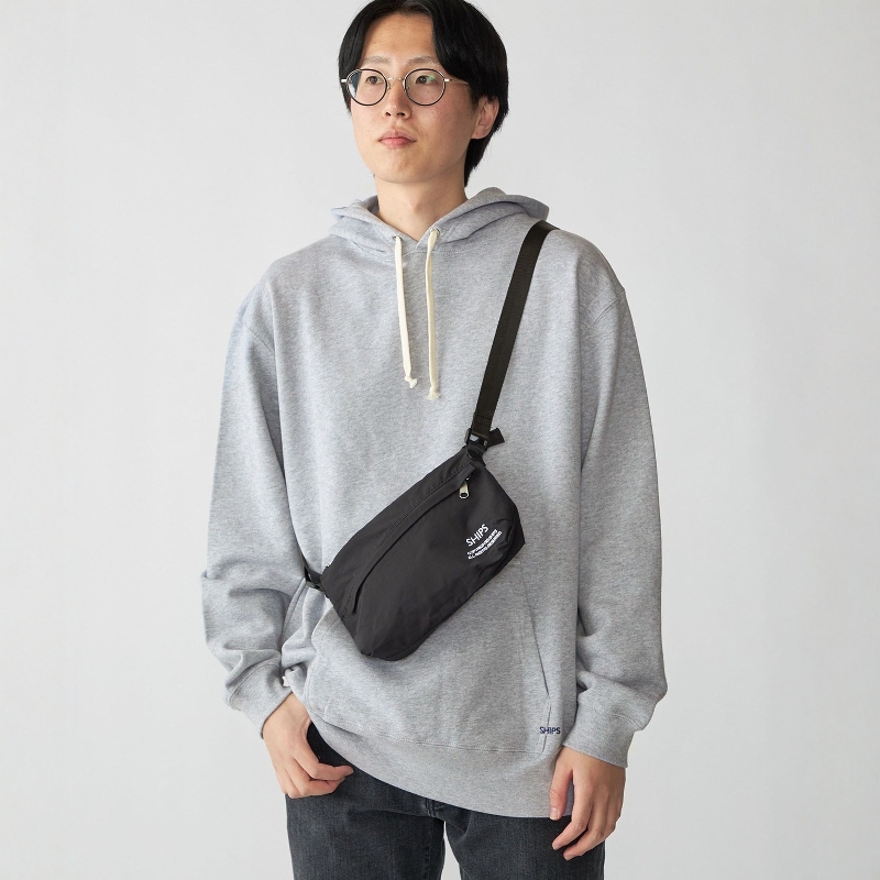 【VIP限时7折】SHIPS 男女款 袋鼠兜连帽卫衣 0079