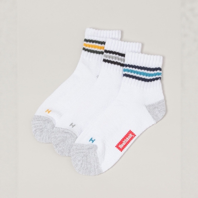 日本代购 Healthknit 中筒休闲袜【3双】329733