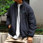 0724 FREAK 7折 宽松版 定番 STORE 男款 型尼龙抓绒双面夹克