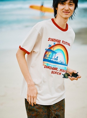 26春夏 JONAS CLAESSON x FREAK'S STORE 复古印花T恤 0058