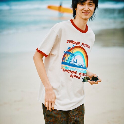 26春夏 JONAS CLAESSON x FREAK'S STORE 复古印花T恤 0058