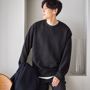 VIP限时5折 仿麂皮套头卫衣 日本代购 WORK 580811 GLOBAL