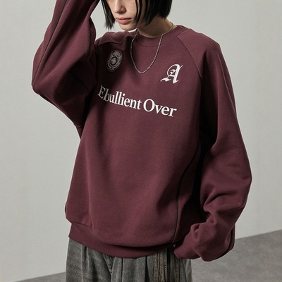 东京胖黄瓜日本代购 Alfred Alex 男女款 刺绣套头卫衣 AAls627