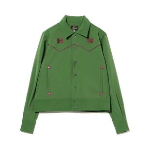 东京胖黄瓜日本代购 BEAMS JAPAN NEEDLES 复古翻领夹克  0735