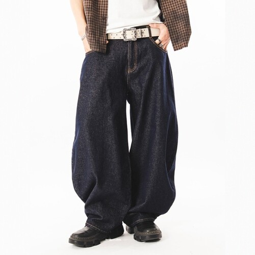 日本代购 WEGO / SHORT ROUND 弯曲阔腿牛仔裤 SH26AS07-M0003