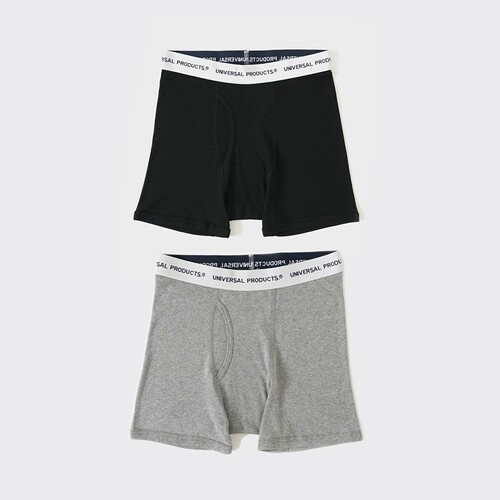 UNIVERSAL PRODUCTS. / 2P BOXER 纯棉平角内裤