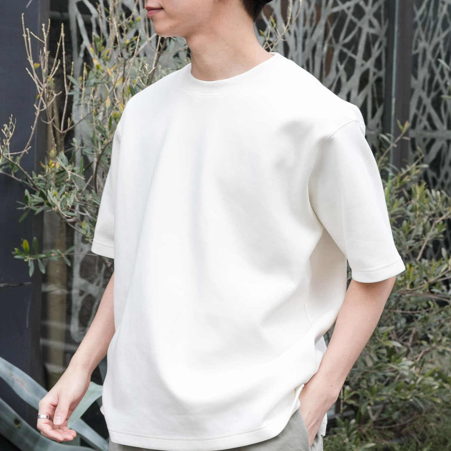 FORK&SPOON圆领短袖T恤