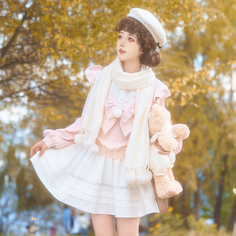 啦啦酱 兔绒绒 原创设计奈奈风粉色甜美风保暖内搭一字肩毛衣冬装,女装/女士精品,毛衣,淘宝优惠券,粉丝福利购,淘宝优惠卷