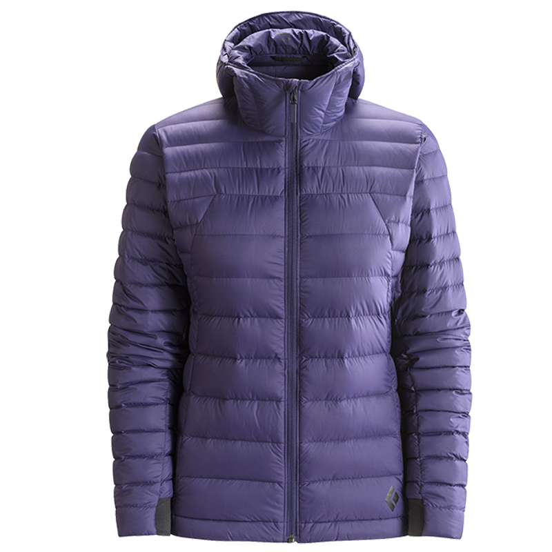 黑钻户外登山连帽羽绒服