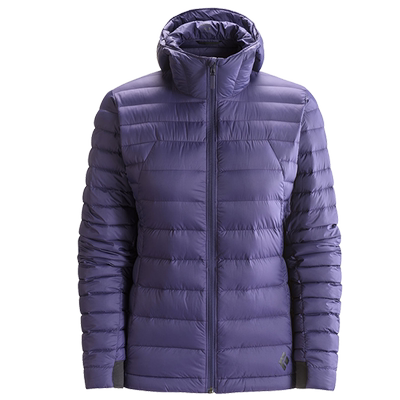 黑钻户外登山连帽羽绒服