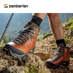 靴男1996 透气防滑登山鞋 Zamberlan赞贝拉专业户外鞋 GTX防水徒步鞋