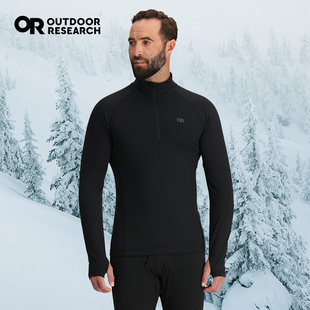 Outdoor Research OR美利奴羊毛保暖衣男户外登山滑雪速干打底衫