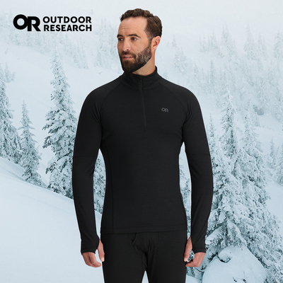 OR美利奴羊毛保暖衣男