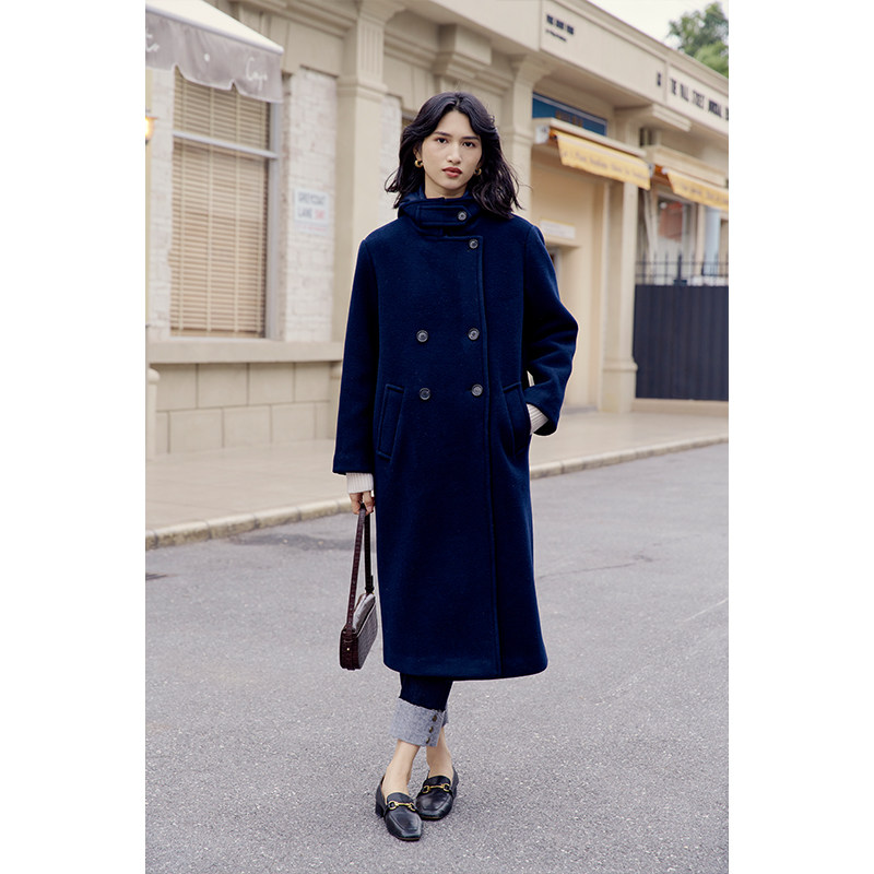 HeyDress毛呢外套女秋冬中长款羊毛大衣内搭马甲真两件套外套,女装/女士精品,毛呢外套,淘宝优惠券,粉丝福利购,淘宝优惠卷