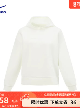 Mizuno美津浓25秋冬新款女子纯色针织套头衫运动卫衣K2CC52R2