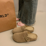 凉鞋女款2025夏季新款软底百搭外穿包头配裙子一字拖GL885P55，男鞋运动鞋，四季服饰