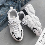 男2025夏季百搭时尚潮流厚底老爹鞋网面鞋增高男女同款潮鞋859P55，男鞋运动鞋，四季服饰