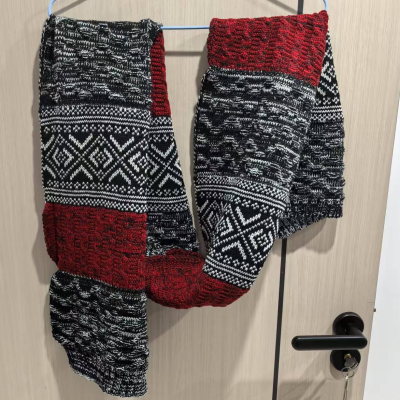 学院风精选围巾2025新款百搭男女冬季保暖高级围脖W1502P15，围巾，四季服饰