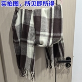 男高端双面用格子羊绒围巾女长款加大加厚保暖两用披肩W2001P20,围巾,四季服饰, 男高端双面用格子羊绒围巾女长款加大加厚保暖两用披肩W2001P20,围巾,四季服饰,