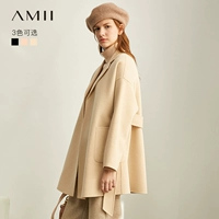 Amy ami của phụ nữ cửa hàng áo khoác len dài hai mặt 2019 mùa đông áo khoác len mới - Trung bình và dài Coat áo phao nữ