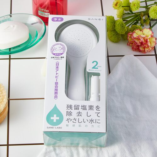 日本进口三荣节水去氯净水淋蓬头