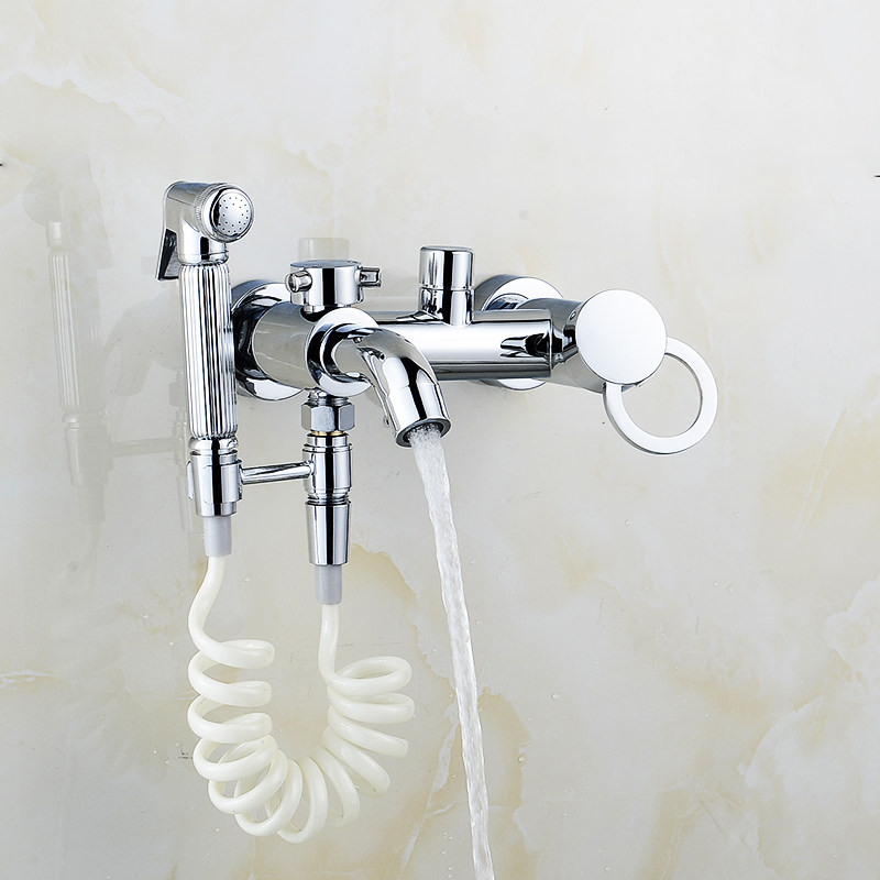 全铜冷热马桶喷头妇洗器淋浴水龙头带喷枪混水阀沐浴套装洗屁股器|ruв категории награду материалов, туалетные принадлежности, оскоплять биде - от Buy2taobao.com для оказания профессиональной услуги покупки агента Taobao