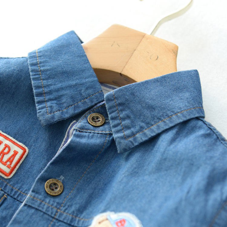 Chemise enfant à manche longue - Ref 2084363 Image 4