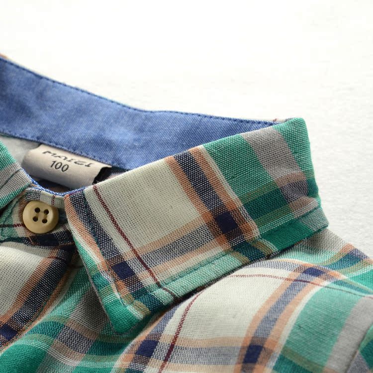 Chemise garcon à manche longue en coton - Ref 2082762 Image 3