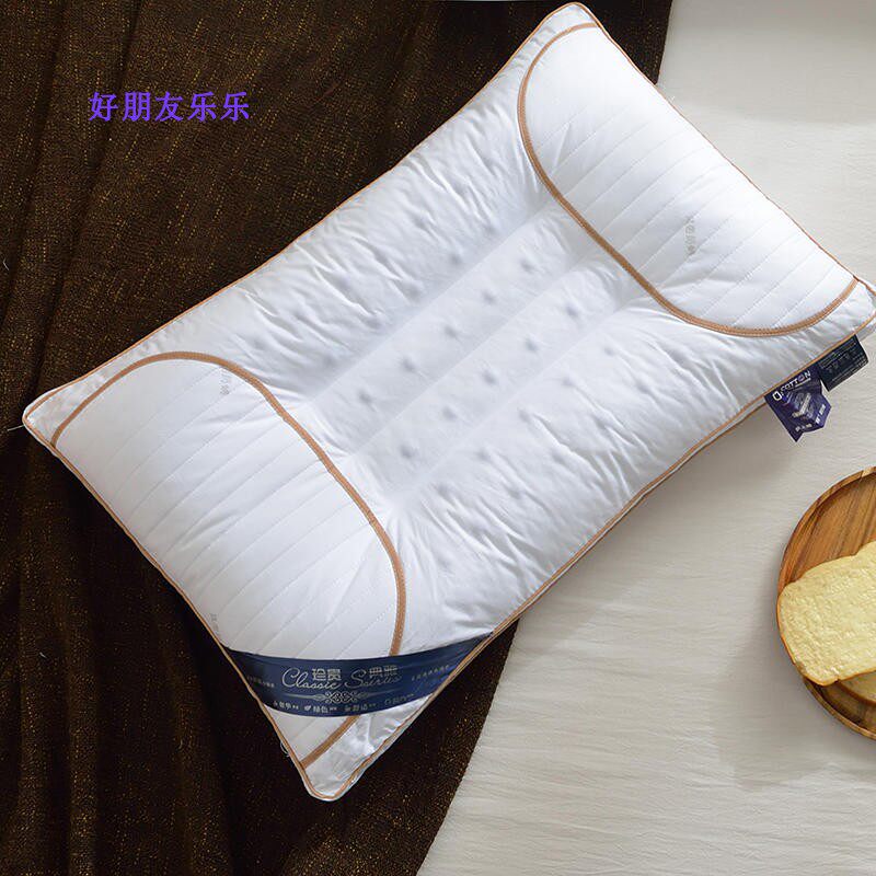 包邮纯棉磁疗护颈椎舒适助眠枕芯 单双人立体家用枕头芯一对拍2