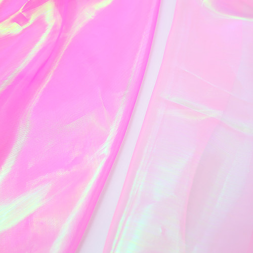 水晶砂欧根纱鸿迪薄纱面料