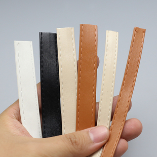 双面车线软皮彩色皮绳子皮条PU仿皮革项链衣服包带背带手提袋皮绳