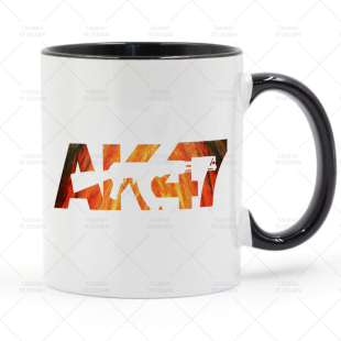AK-47 Assault Rifle 卡拉什尼科夫1947年式自动步枪陶瓷马克杯