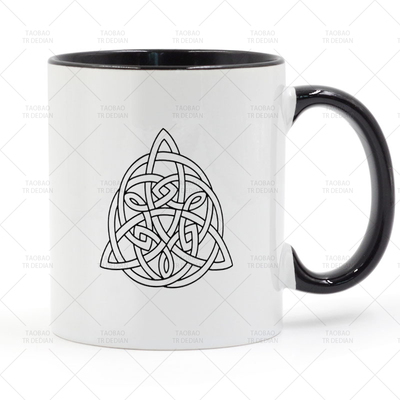 TRIQUETRA 特里克特拉 三角符号 陶瓷马克杯水杯杯子