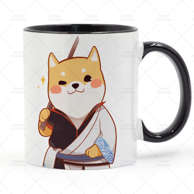 狗银 柴犬坂田银时 GINTAMA 银魂 动漫陶瓷马克杯水杯杯子