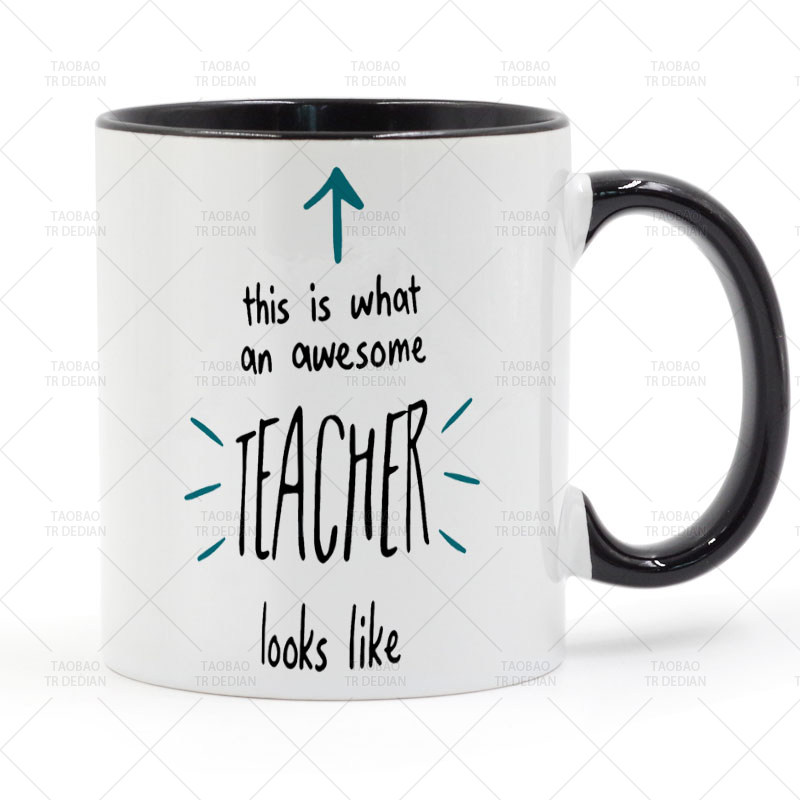 Awesome Teacher mug 令人惊叹的老师马克杯学生开学毕业礼物生日