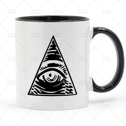 All Seeing Eye 全视之眼 魔法神秘学陶瓷马克杯