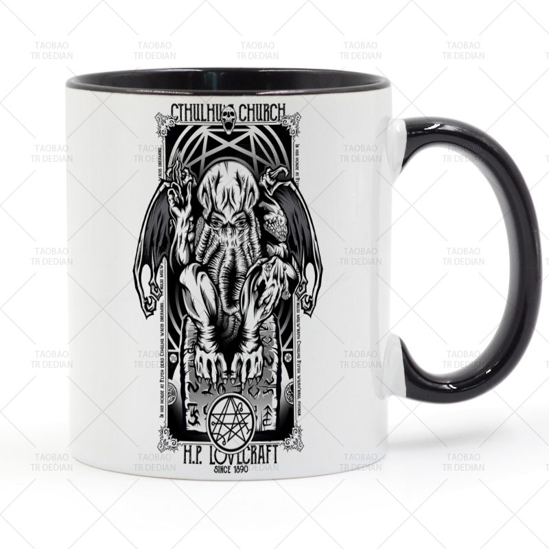 旧日支配者 克苏鲁 Cthulhu 陶瓷马克杯水杯杯子,餐饮具,马克杯,淘宝优惠券,粉丝福利购,淘宝优惠卷