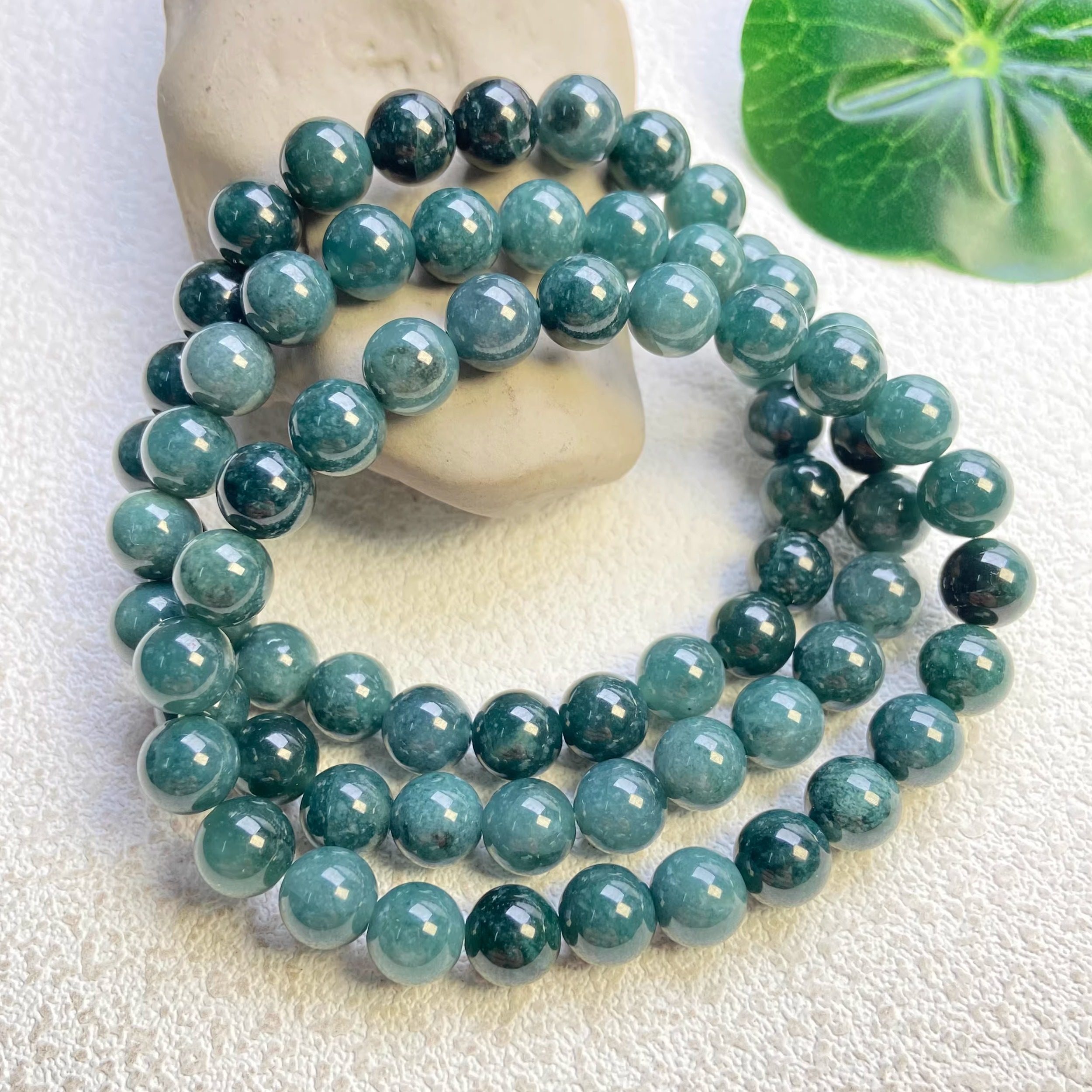 隆慈缘原矿翡翠源头A货8mm冰糯种油青油绿手串单圈圆珠玉石手链,珠宝/钻石/翡翠,手链/手串,淘宝优惠券,粉丝福利购,淘宝优惠卷