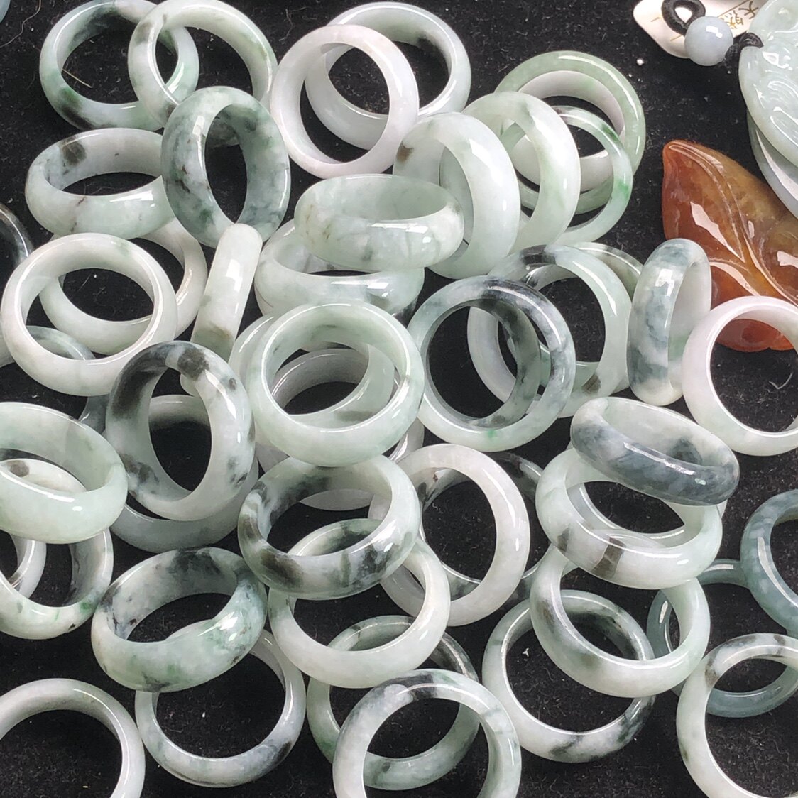 源头指环男女款戒指A货翡翠