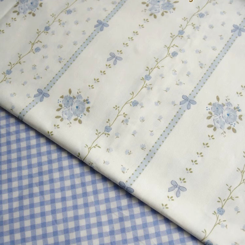 法式田园斜纹棉布连衣裙服装面料