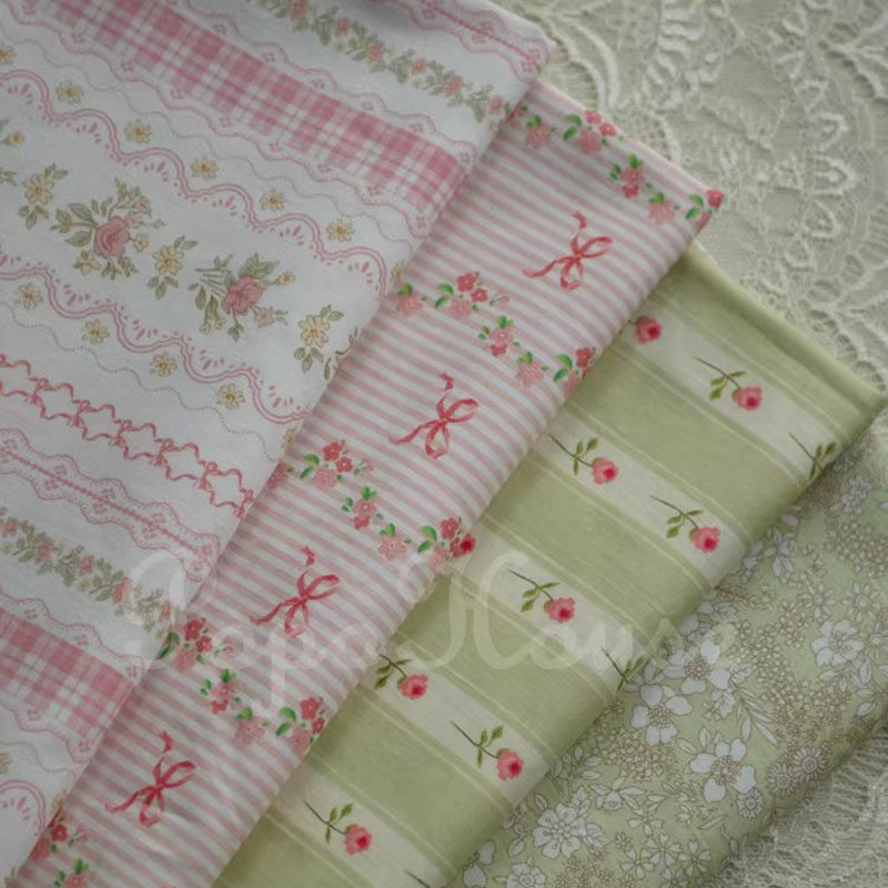 蓝骊布艺 田园早苗花墙小碎花棉布料连衣裙童装衬衫服装面料手工,纺织面料/辅料/配套,面料/布类,淘宝优惠券,粉丝福利购,淘宝优惠卷