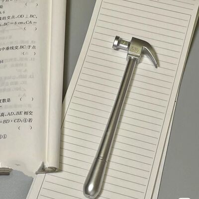 开学常备ins小红书同款锤子笔搞怪有趣仿真沙雕文具锤子0.5签字笔
