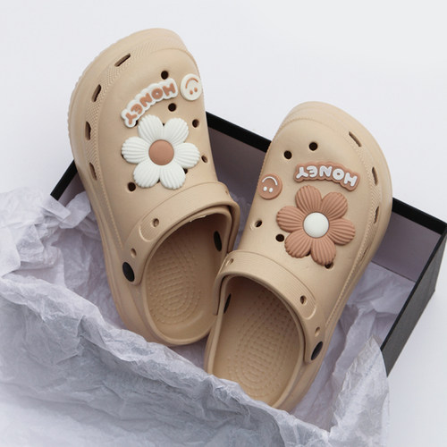 夏季包头洞洞鞋女拖鞋居家拖鞋软底轻便防滑浴室洗澡可外穿拖鞋男