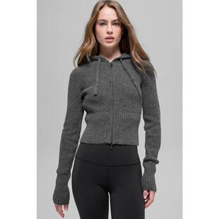 代购ALO YOGA女士连帽外套保暖舒适柔软亲肤多场景穿搭轻便保暖