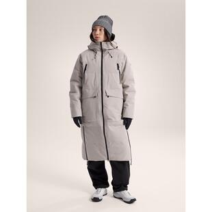 代购ARCTERYX始祖鸟女士羽绒服防水防风保暖户外风衣长款连帽