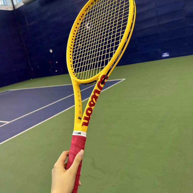 威尔胜 WILSON clash100L 定制款刻字比赛训练专用网球拍枫叶黄