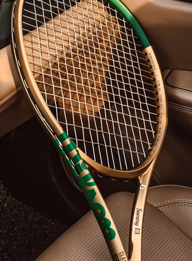 代购WILSON Clash 100L V2威尔胜定制土豪金专业比赛训练网球拍