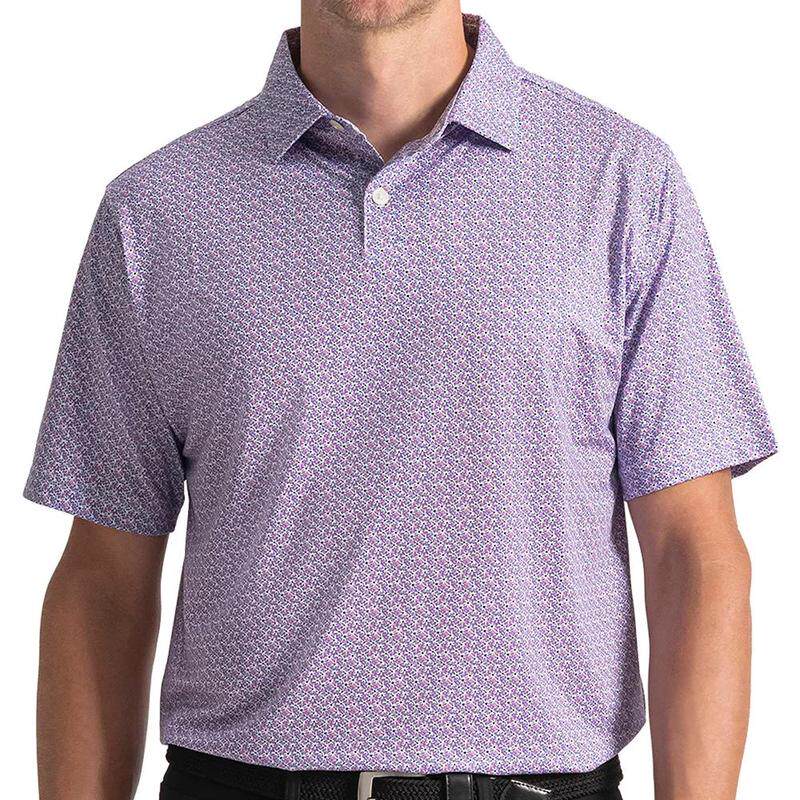 代购Footjoy男士POLO衫速干防晒吸湿排汗温控短袖印花图案