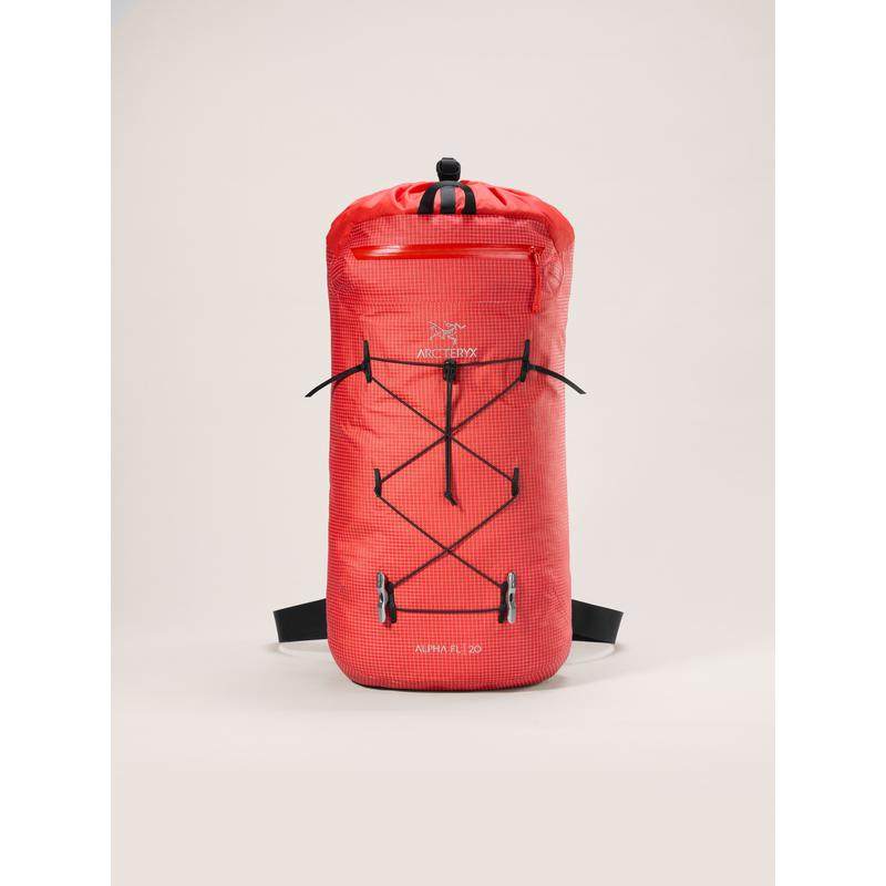 代购ARCTERYX始祖鸟女士登山包防水压缩系统挂载尼龙格纹织物