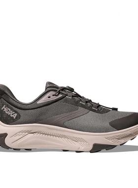 代购Hoka OneOne男士越野跑鞋缓震耐磨防泼水徒步鞋灰色白色